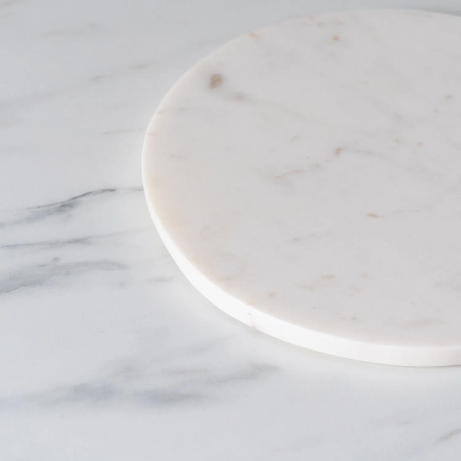 Round Marble Tray