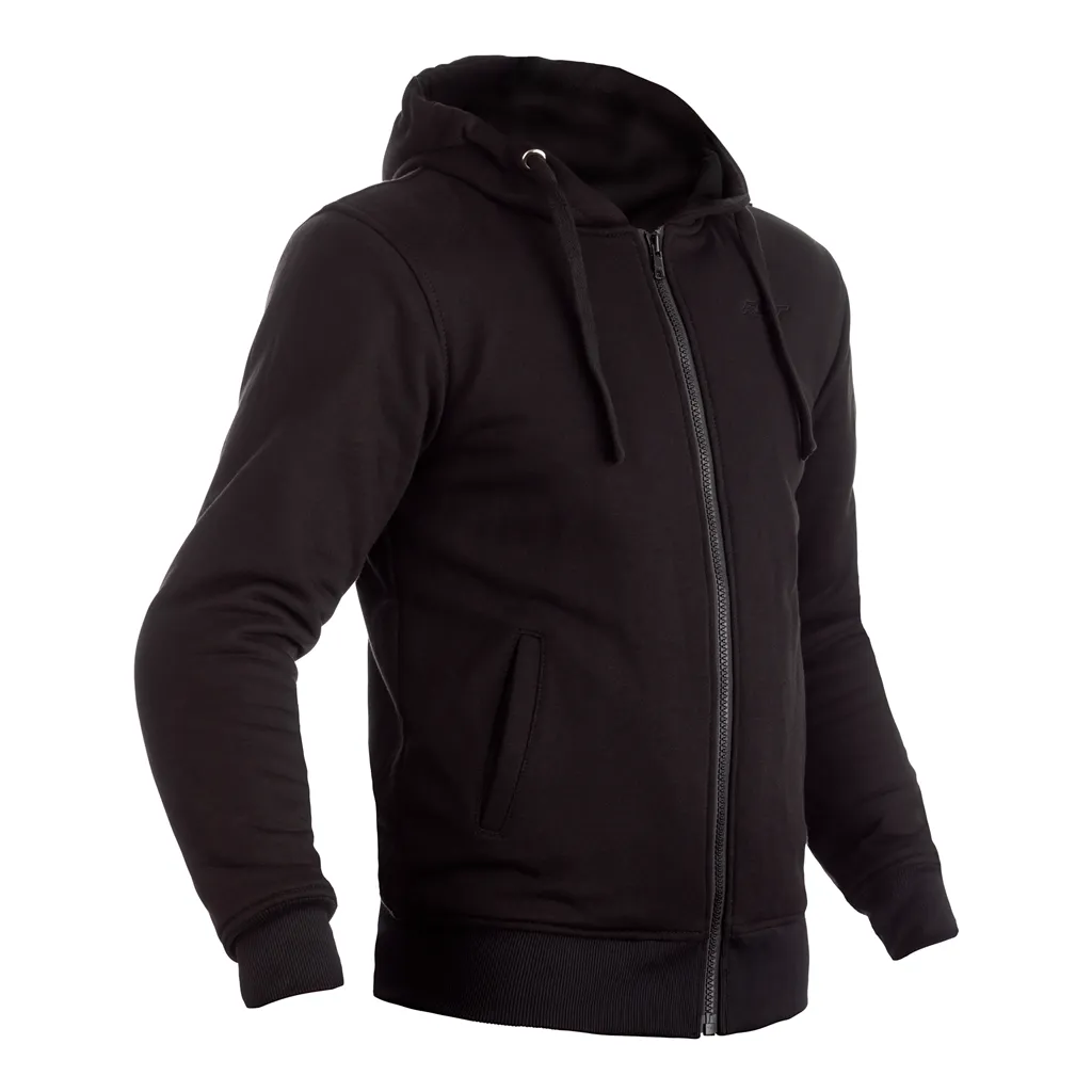 RST 102422 Zip Through Reinforced Lined CE Tex Hoodie - Black