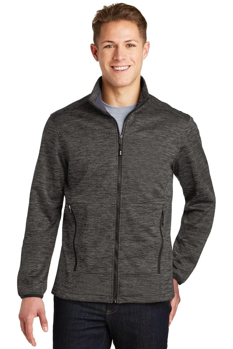 Sport-Tek JST30: PosiCharge Electric Heather Soft Shell Jacket