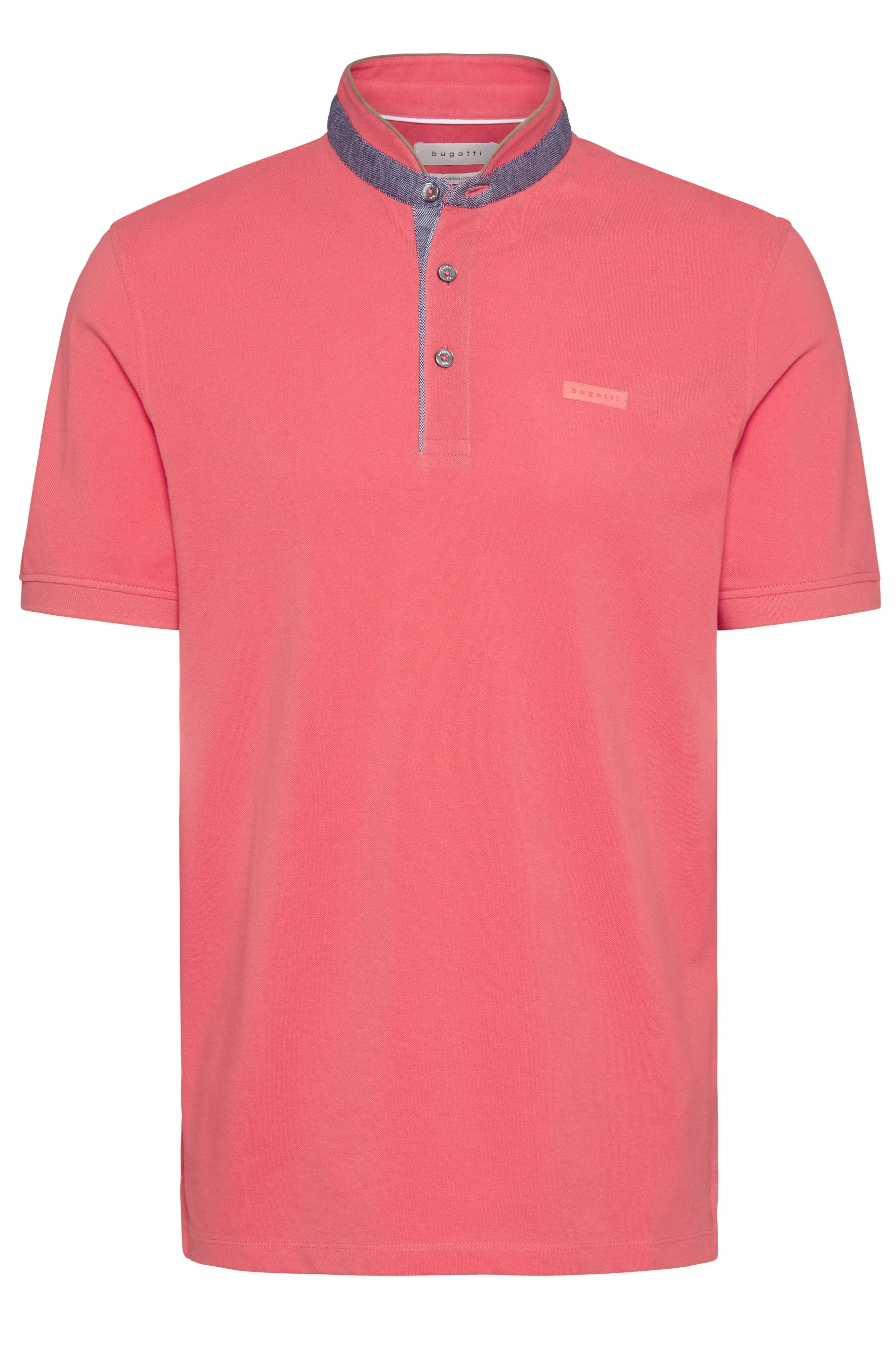 Stand Collar Polo Shirt