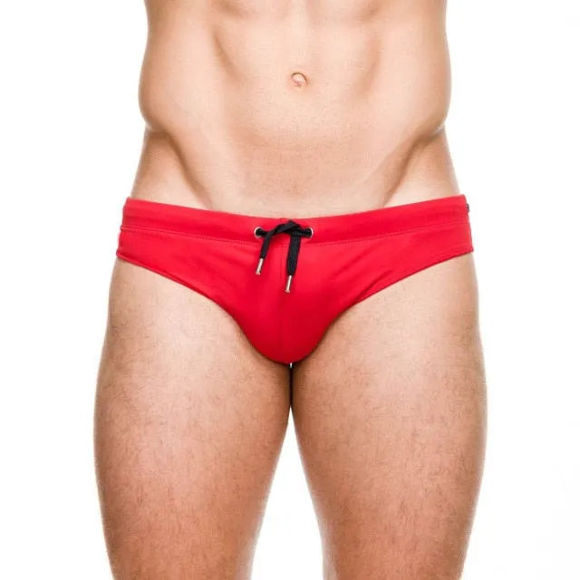 Stylish Patterned Low Waist Sports Brief