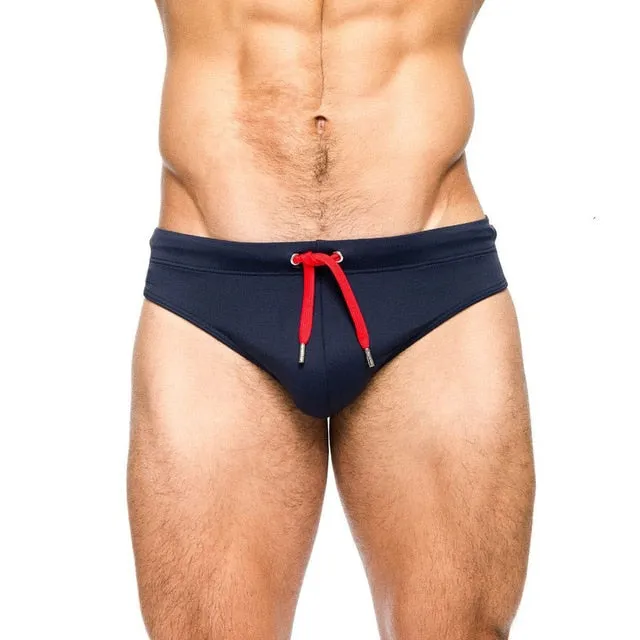 Stylish Patterned Low Waist Sports Brief