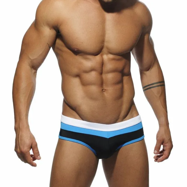 Stylish Patterned Low Waist Sports Brief