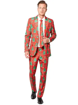 Suitmeister Mens Red Christmas Tree Suit