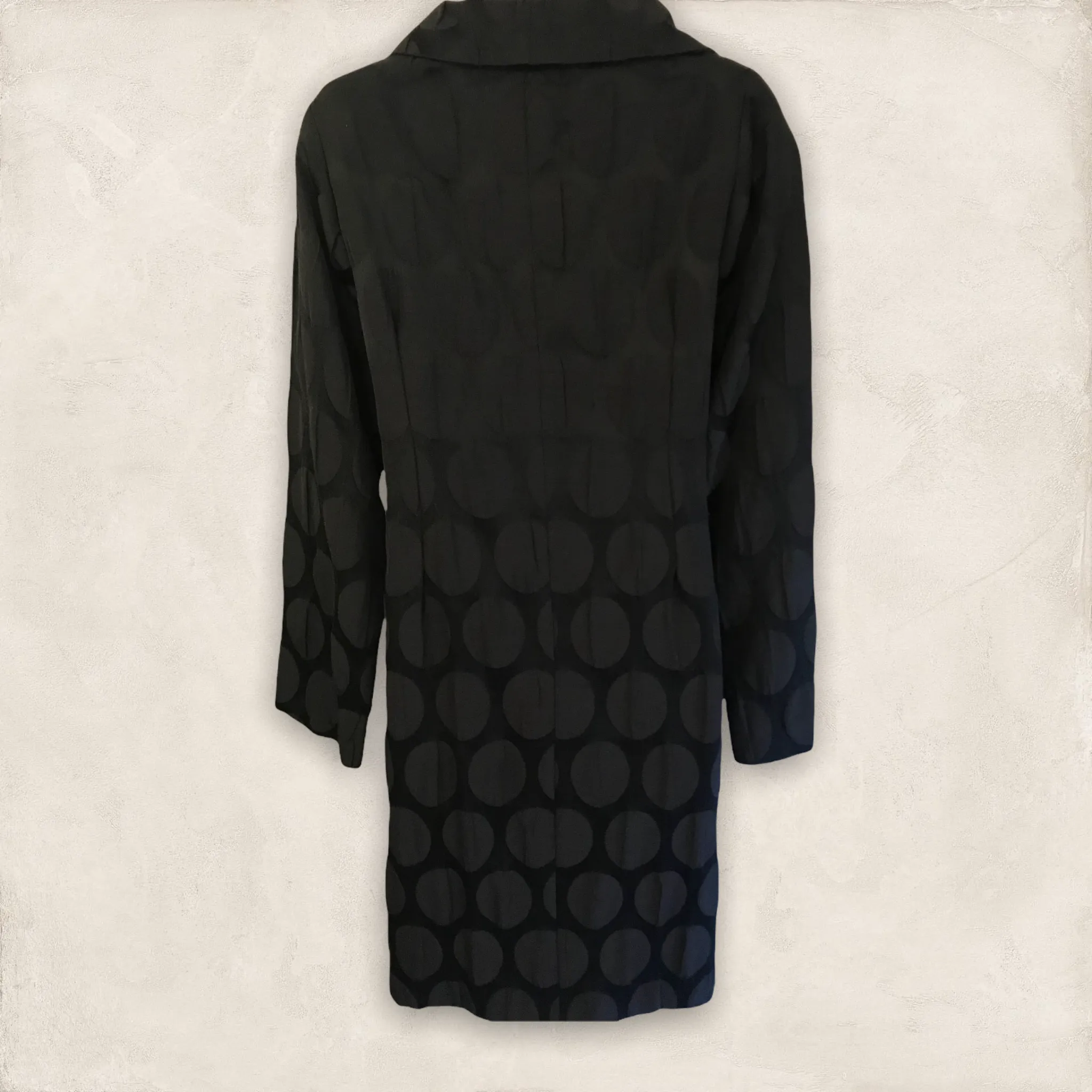 SULU Kirstin Bernecker Black Lagenlook Coat UK 10 US 6 EU 38