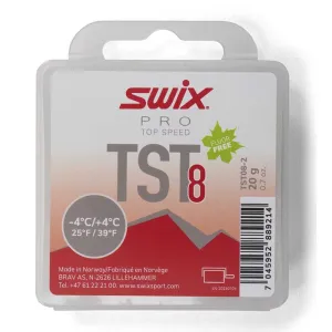 Swix TST8 Red Turbo Glide Wax (-4 to  4C) | 20g