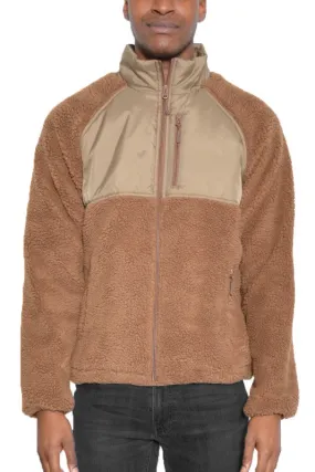 TCF FULL ZIP SHERPA FLEECE JACKET