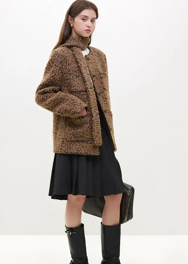 TEDDY WOOL SHORT COAT