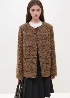 TEDDY WOOL SHORT COAT