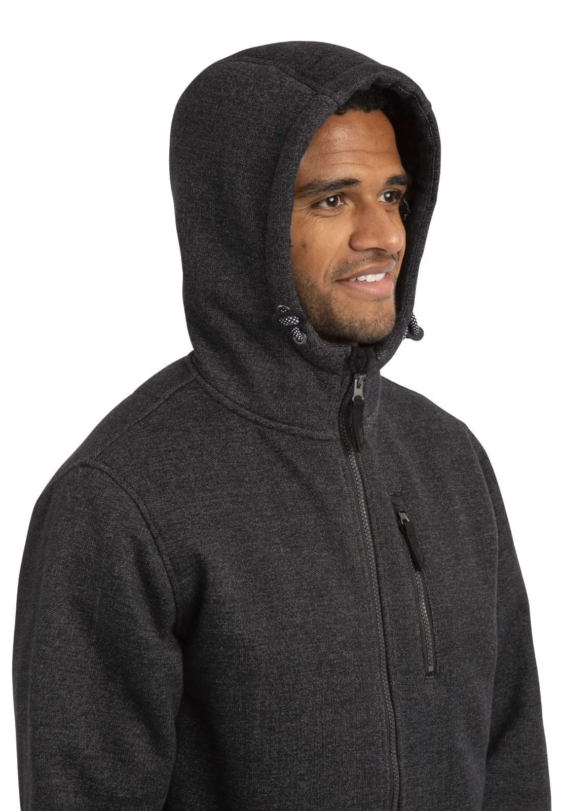 Trespass Mens Truther Full Zip Hooded Fleece Jacket