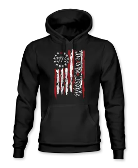 We The People 1776 Flag Hoodie