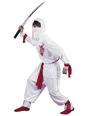 White Ninja Child Costume