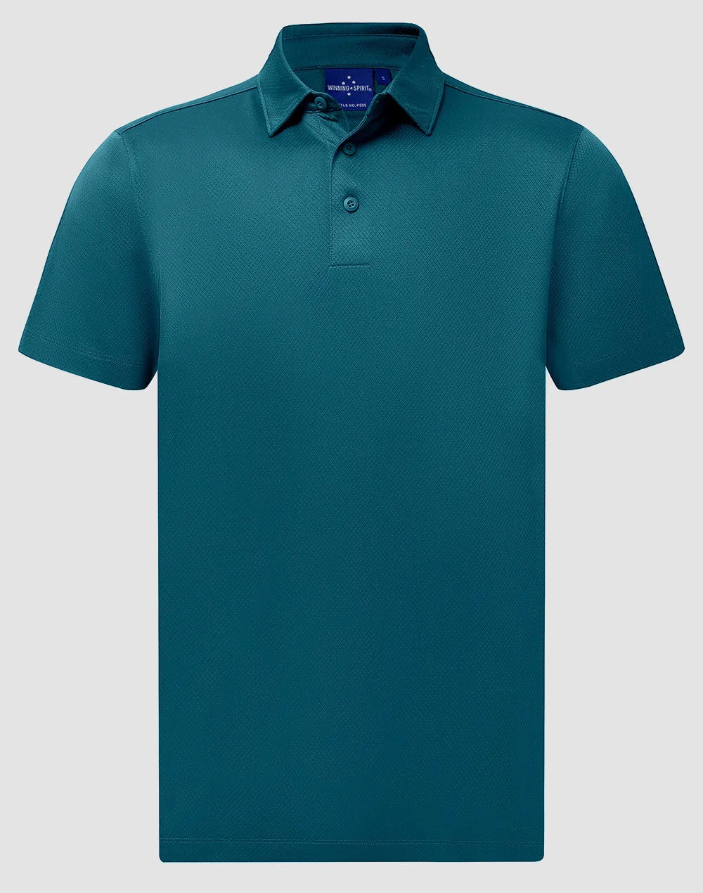 Winning Spirit Sustainable Jacquard Knit Polo Men's(PS95)