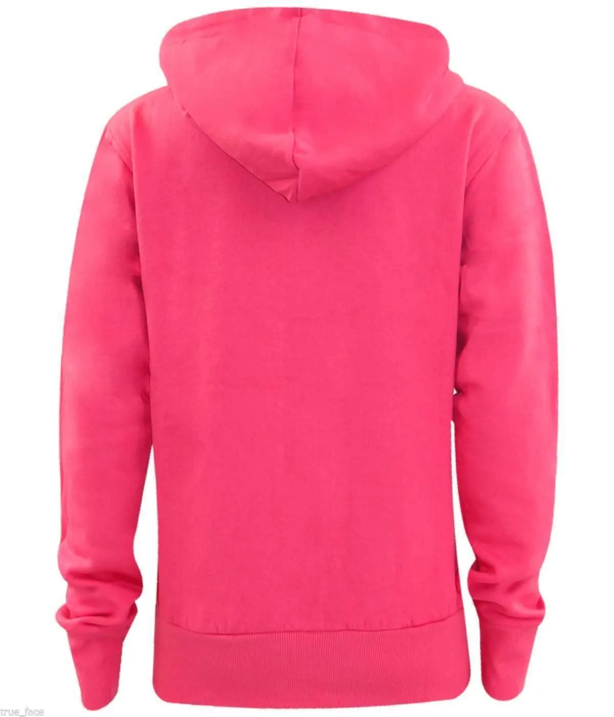 Women Plain Soft Fleece Hoodie - UK 8/10