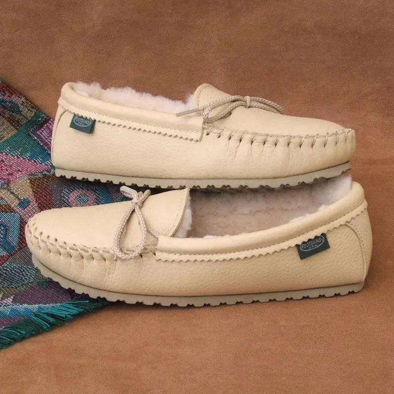 Women's Cushion-Flex Sole Sheepskin Slippers