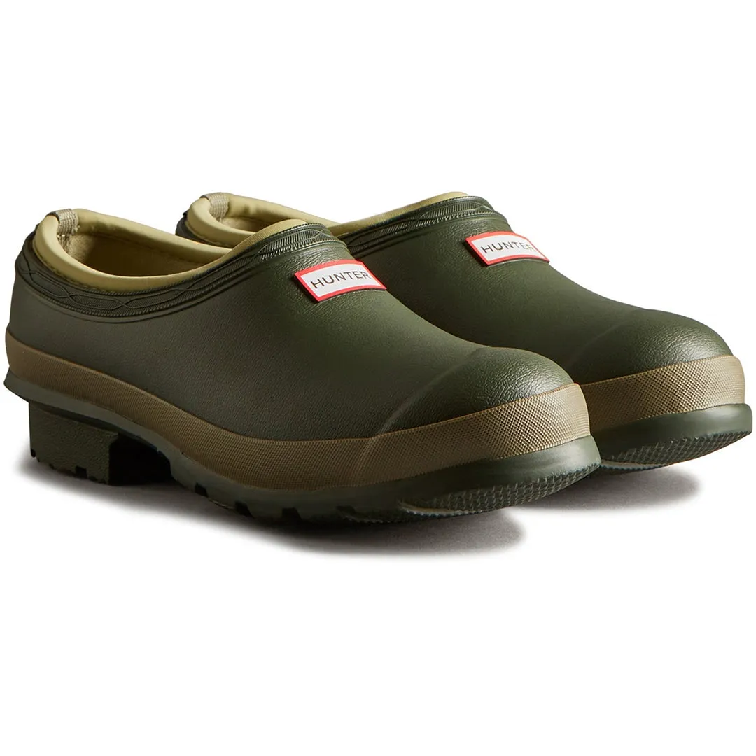 Women's Gardener Clogs - Dark Olive/Clay by Hunter