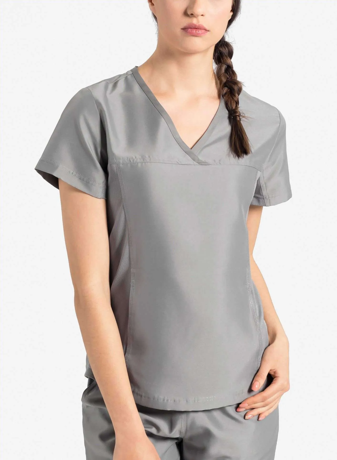 Women's Hidden Pocket Scrub Top