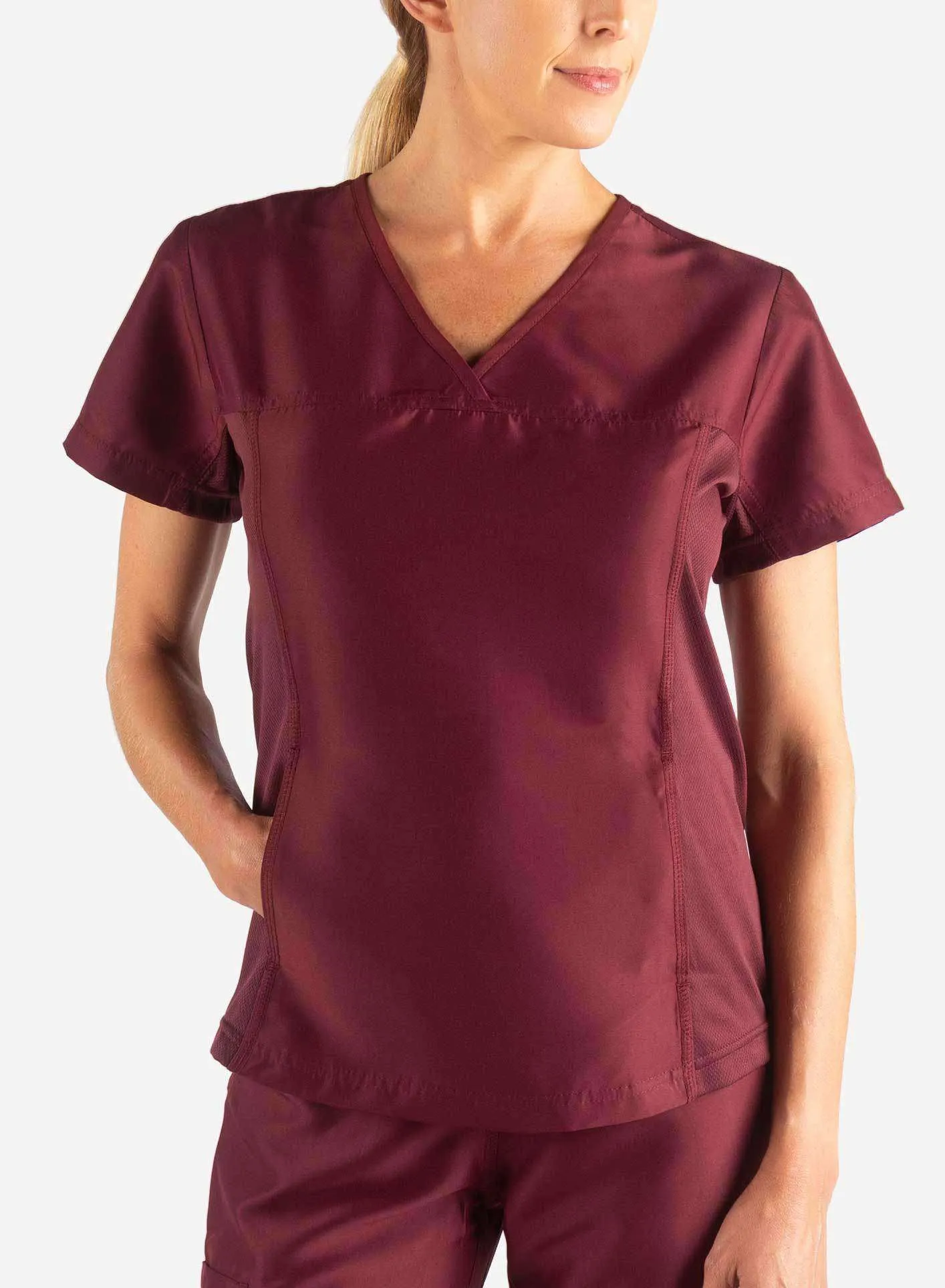 Women's Hidden Pocket Scrub Top