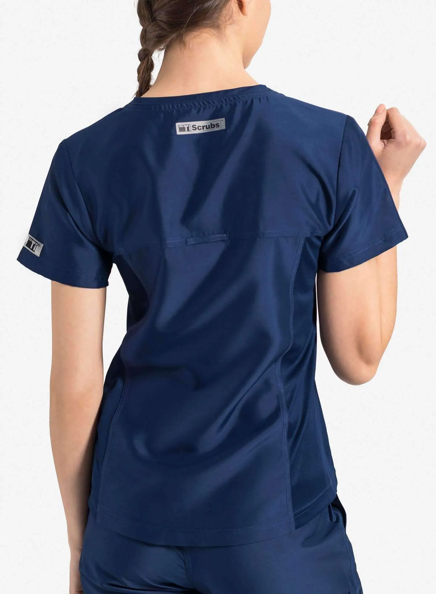 Women's Hidden Pocket Scrub Top