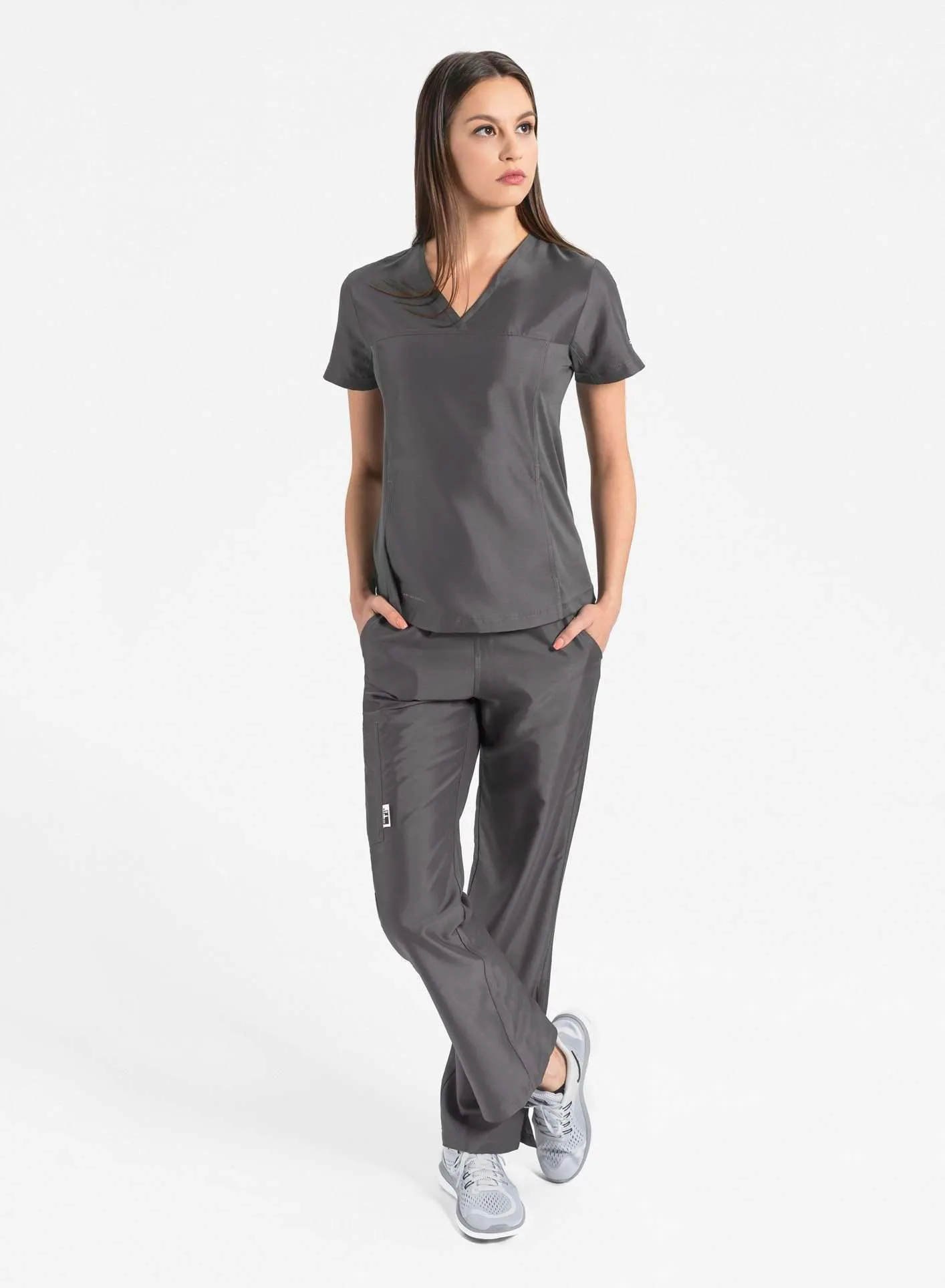 Women's Hidden Pocket Scrub Top