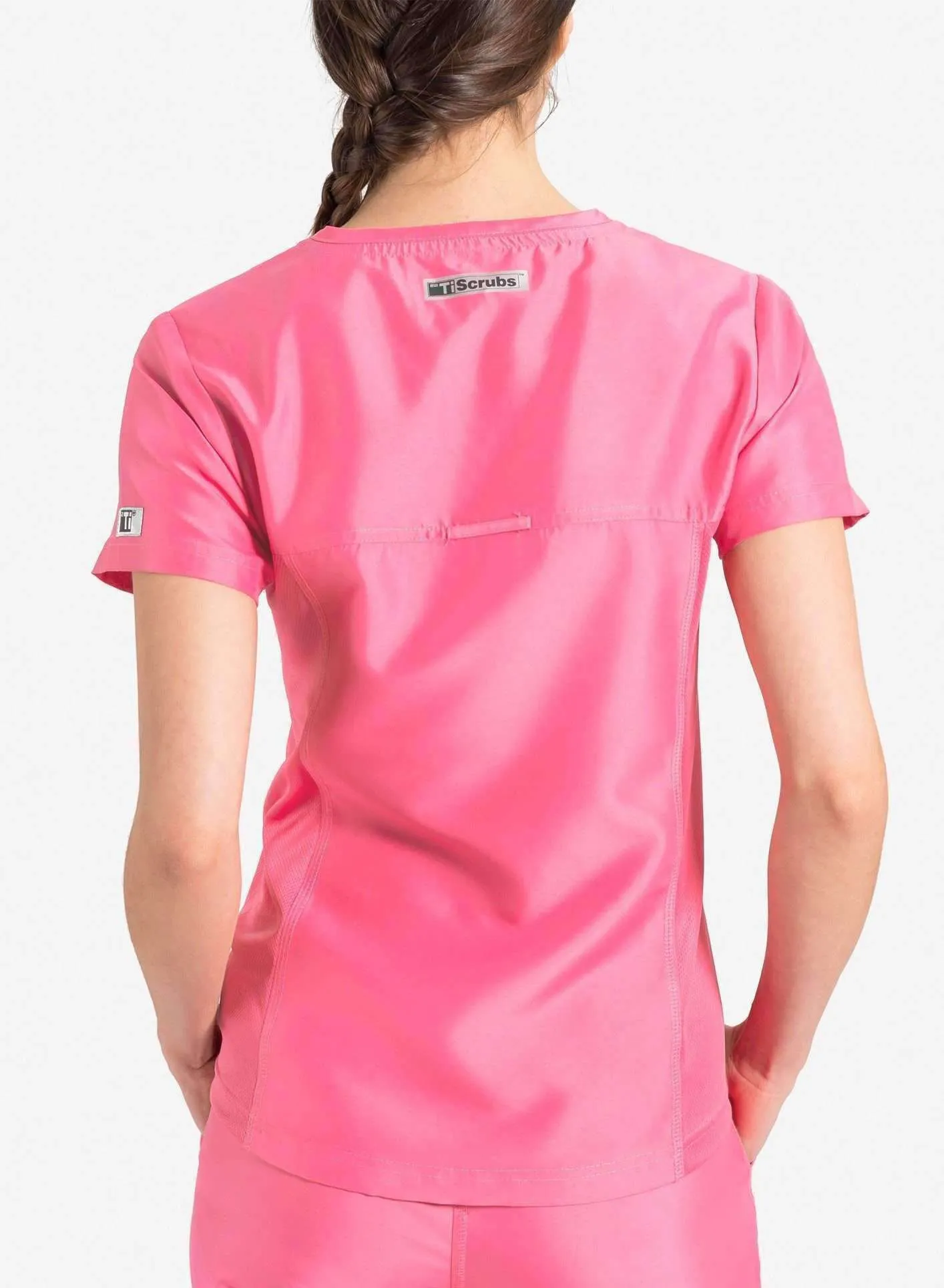 Women's Hidden Pocket Scrub Top