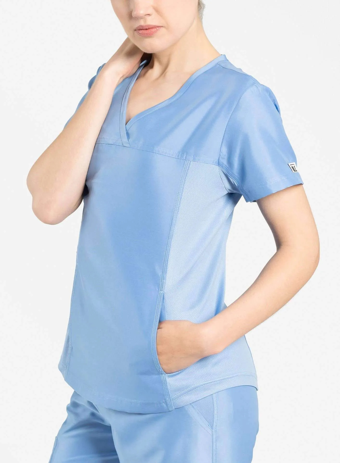 Women's Hidden Pocket Scrub Top