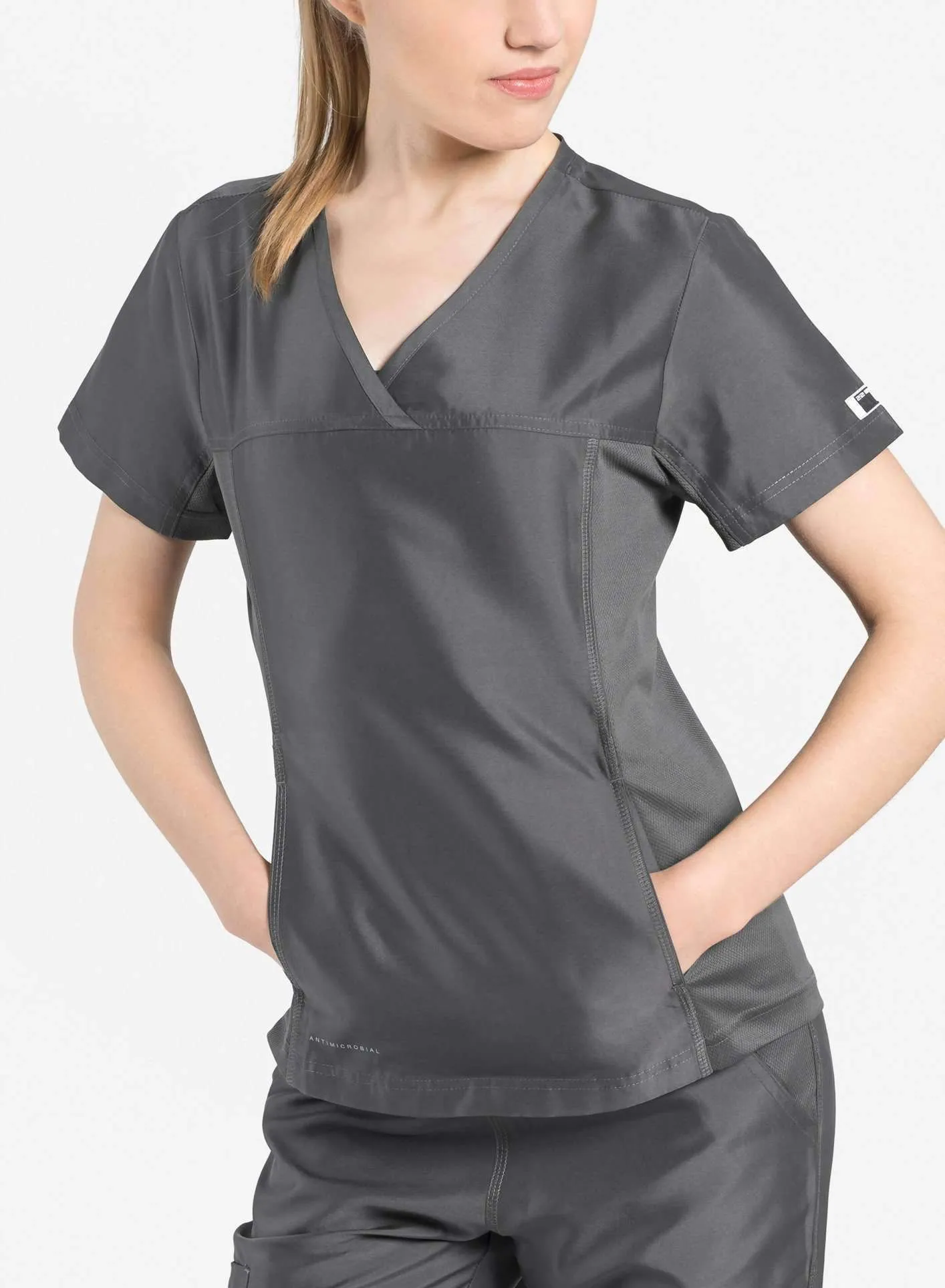 Women's Hidden Pocket Scrub Top