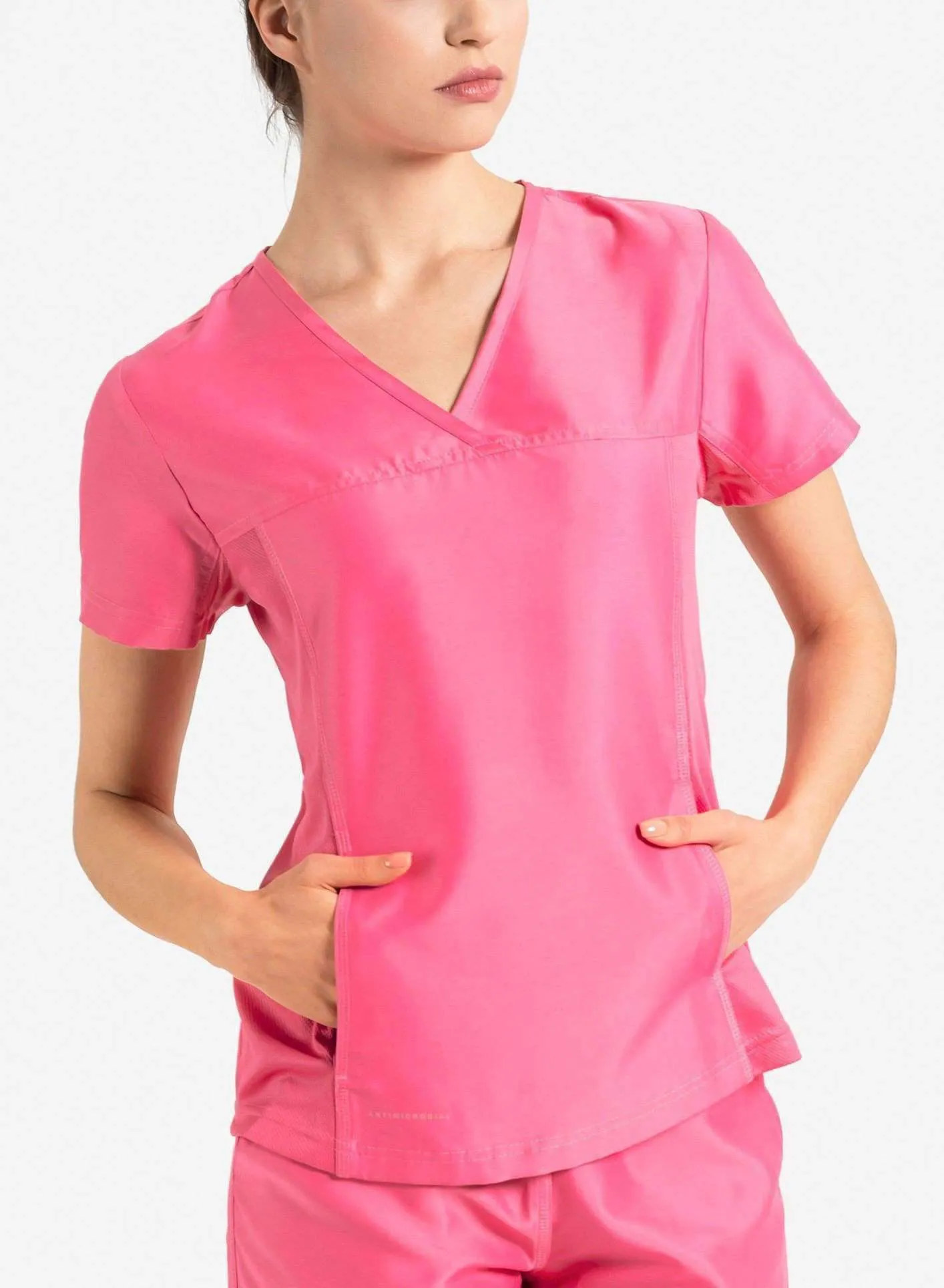 Women's Hidden Pocket Scrub Top