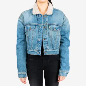 Womens Vintage Wash Jean Jacket