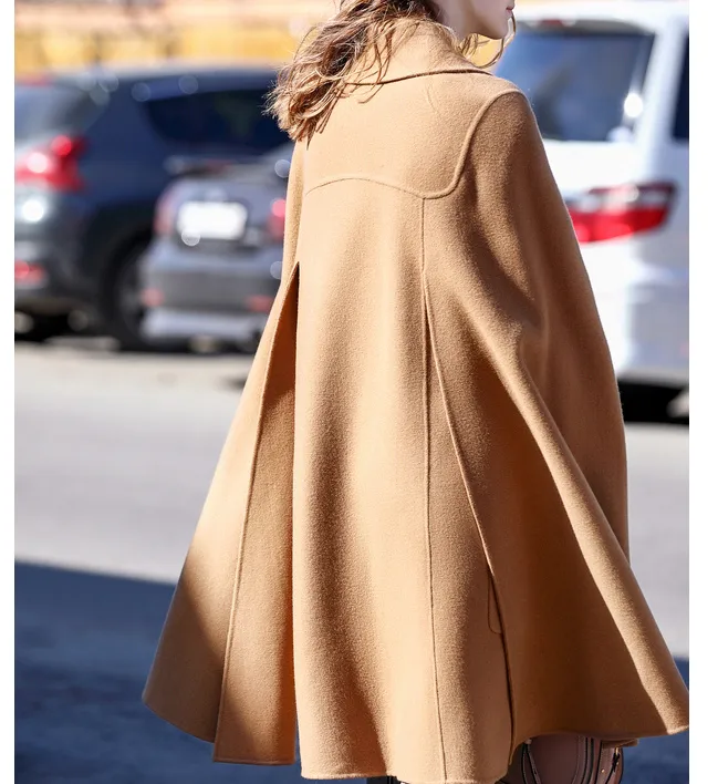 Wool Coat Handmade Long Warm Women Wool Coat Jacket/2211