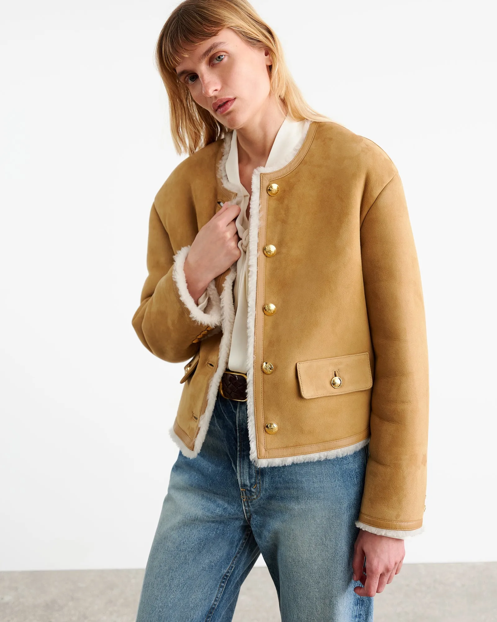 ZANIE SHEARLING JACKET